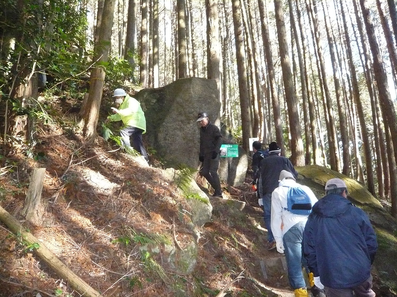 冬　法花断層見て歩こう会